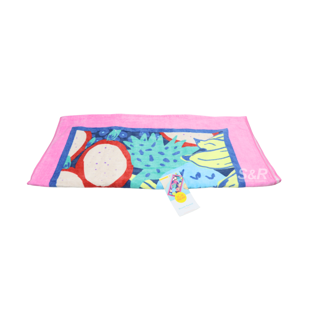 Sun Squad 32in x 62in Fruits Beach Towel